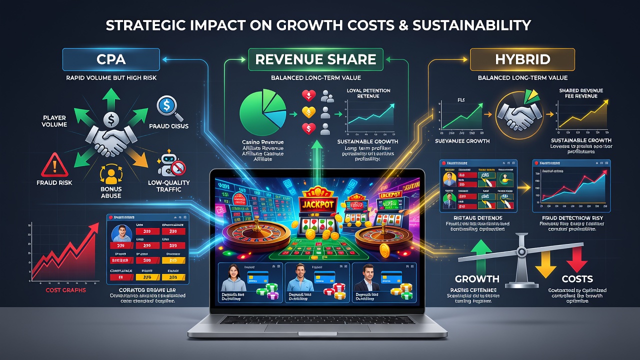 Choosing Affiliate Payment Models Shapes Casino Growth Costs