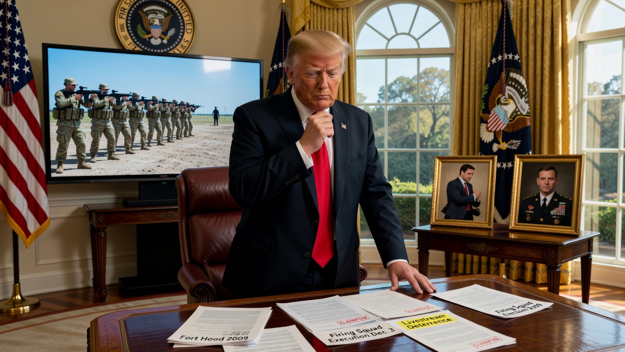 Trump Weighs Whether to Livestream Fort Hood Execution